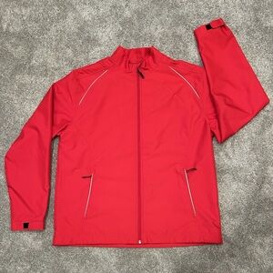 Cutter & Buck WeatherTec L. Reflective Windbreaker Raincoat Jacket Mens L